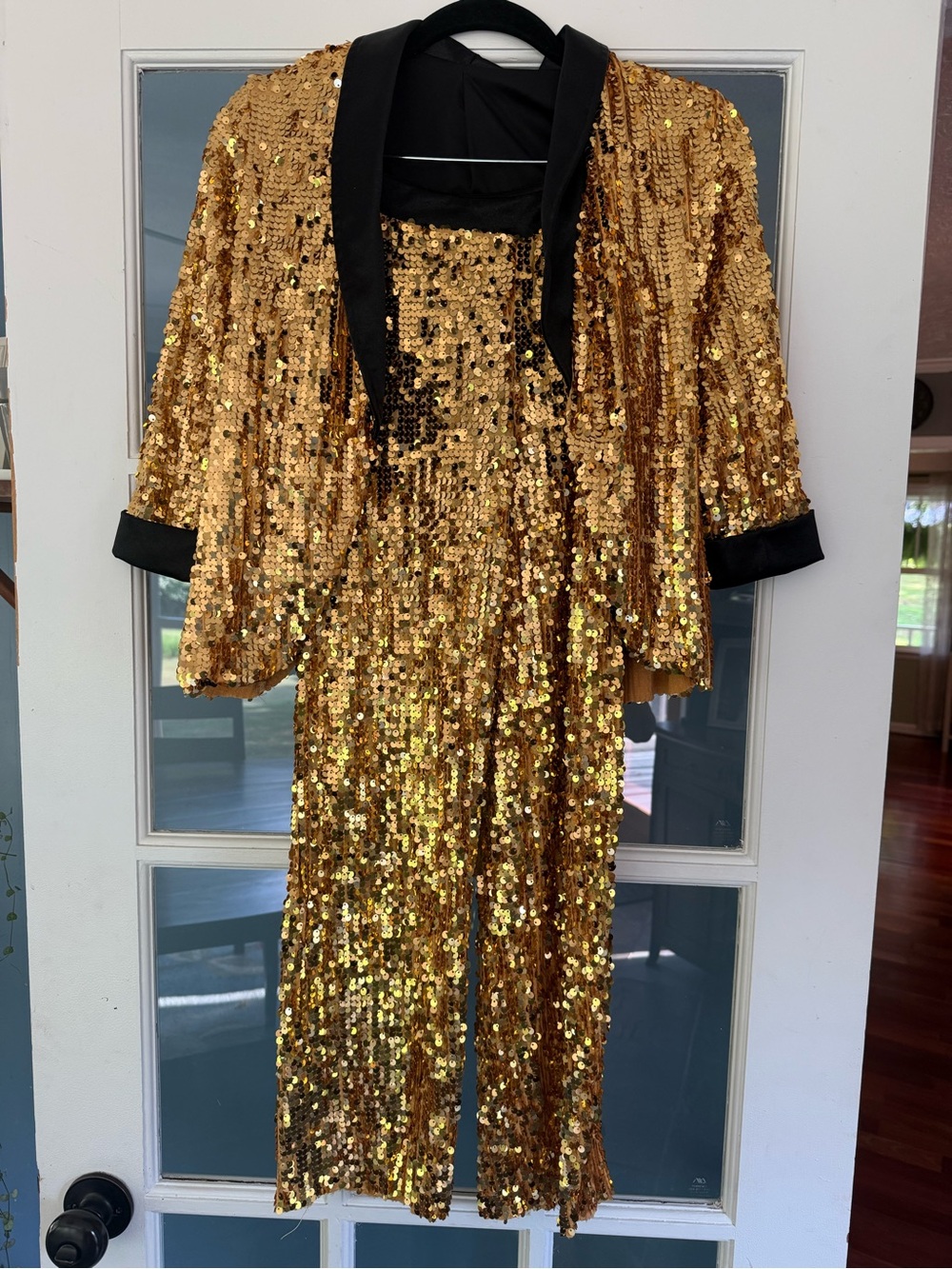 Weissman Gold Sequin Costume Set (Like I Do Jacket, Pressure Pant)